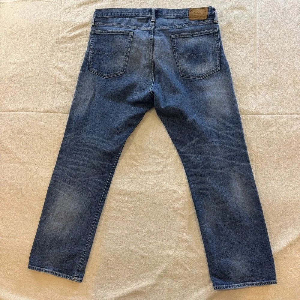 Polo Ralph Lauren Jeans Mens 36x30 Blue The Sullivan Slim Tapered Stretch